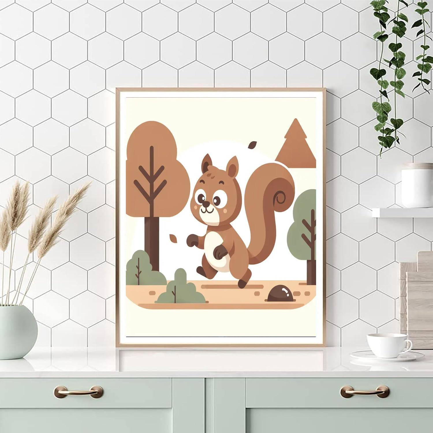 Curious Squirrel's World Paint By Numbers Kits