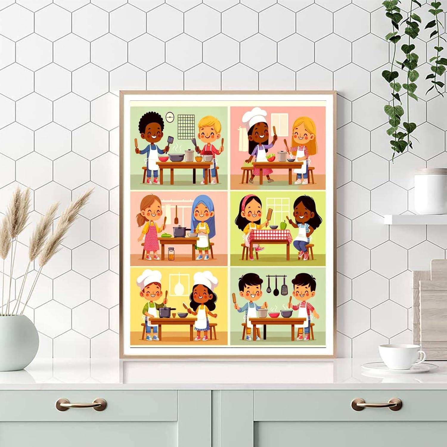 Budding Chefs Painting By Numbers Kit