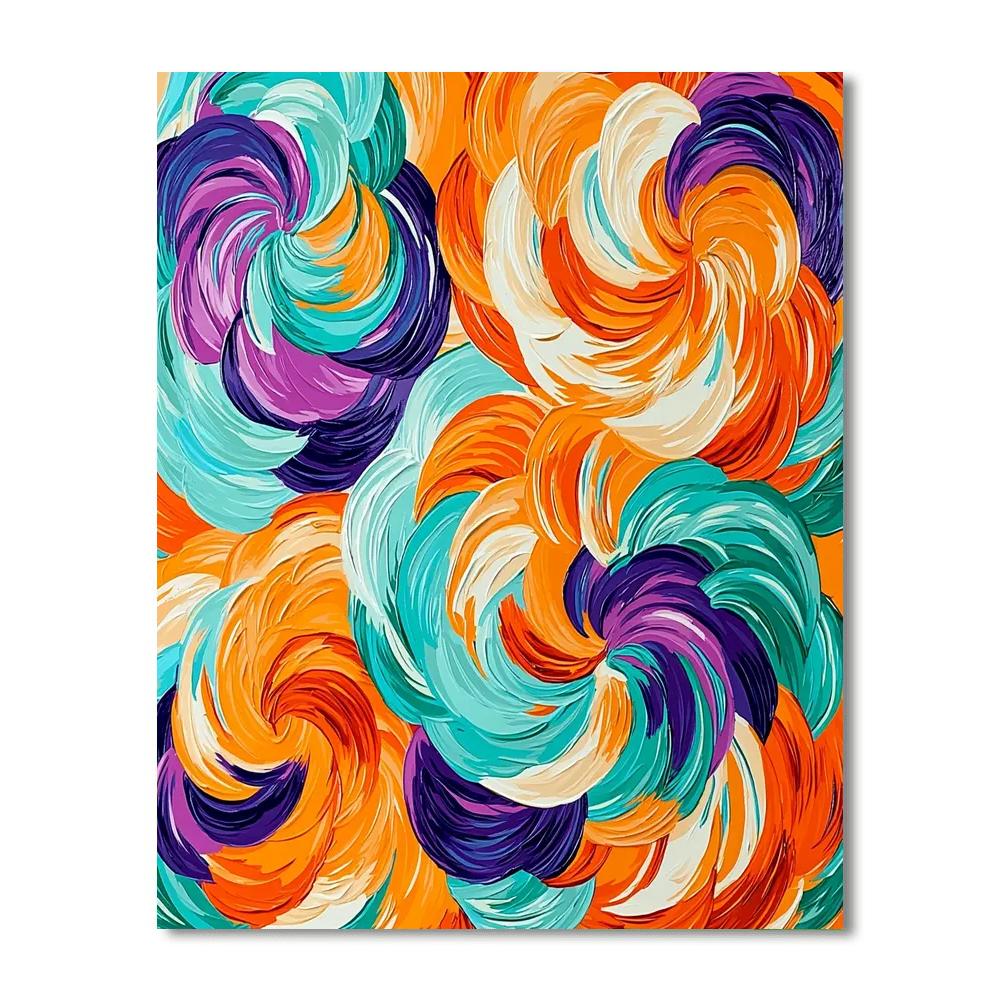 Frida Kahlo Inspired Mystical Whirls  Numbered Painting Kits