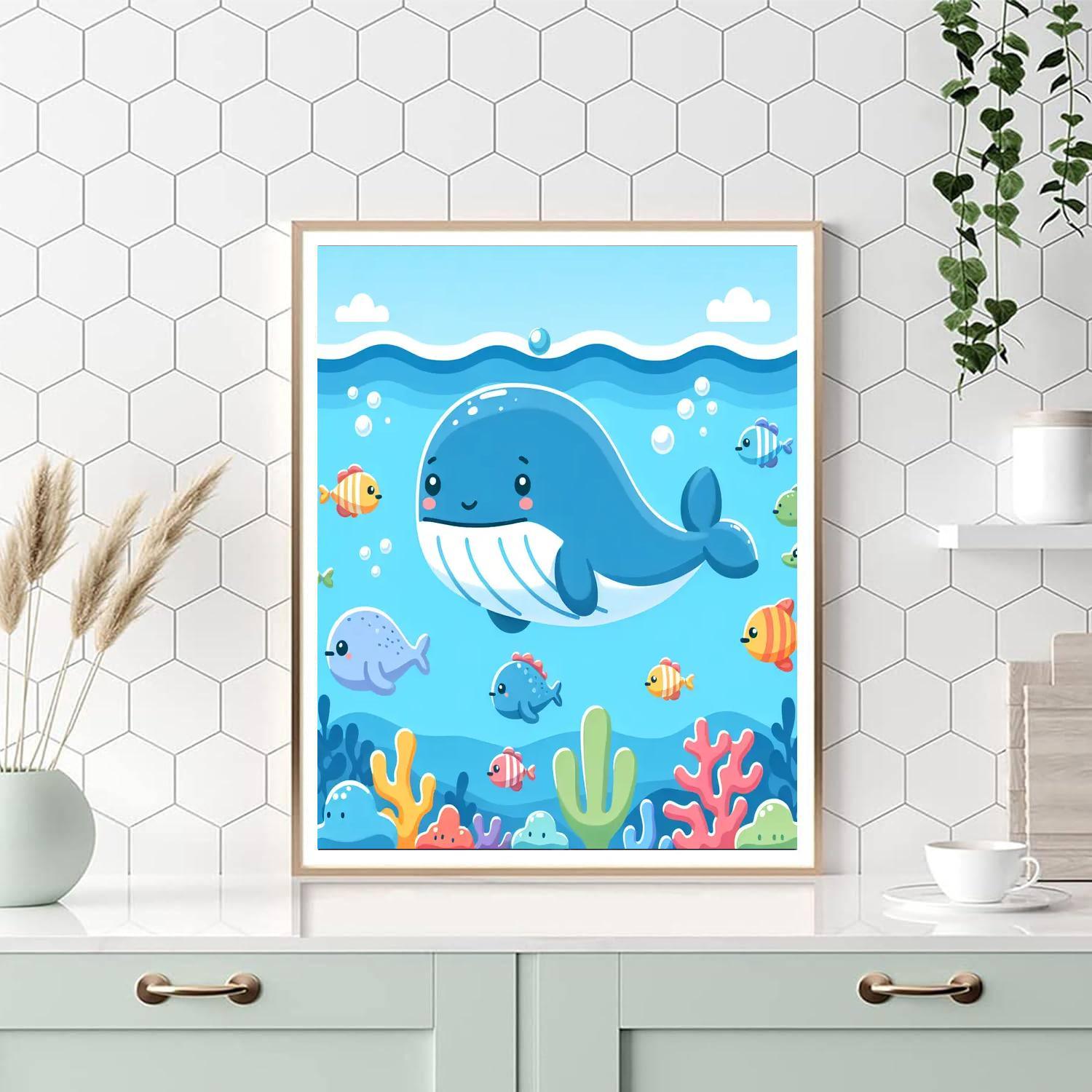 Whale Wonders Expedition Numbered Painting Kits