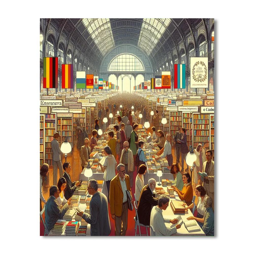 Guadalajara International Book Fair - Mexico DIY Paint By Numbers