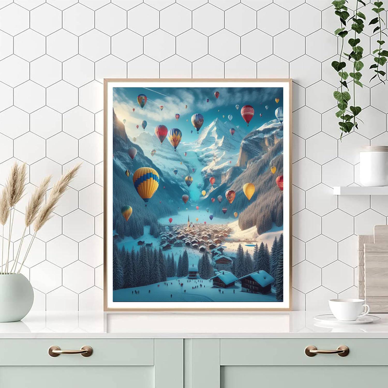 International Balloon Festival - Switzerland Paint By Numbers Art