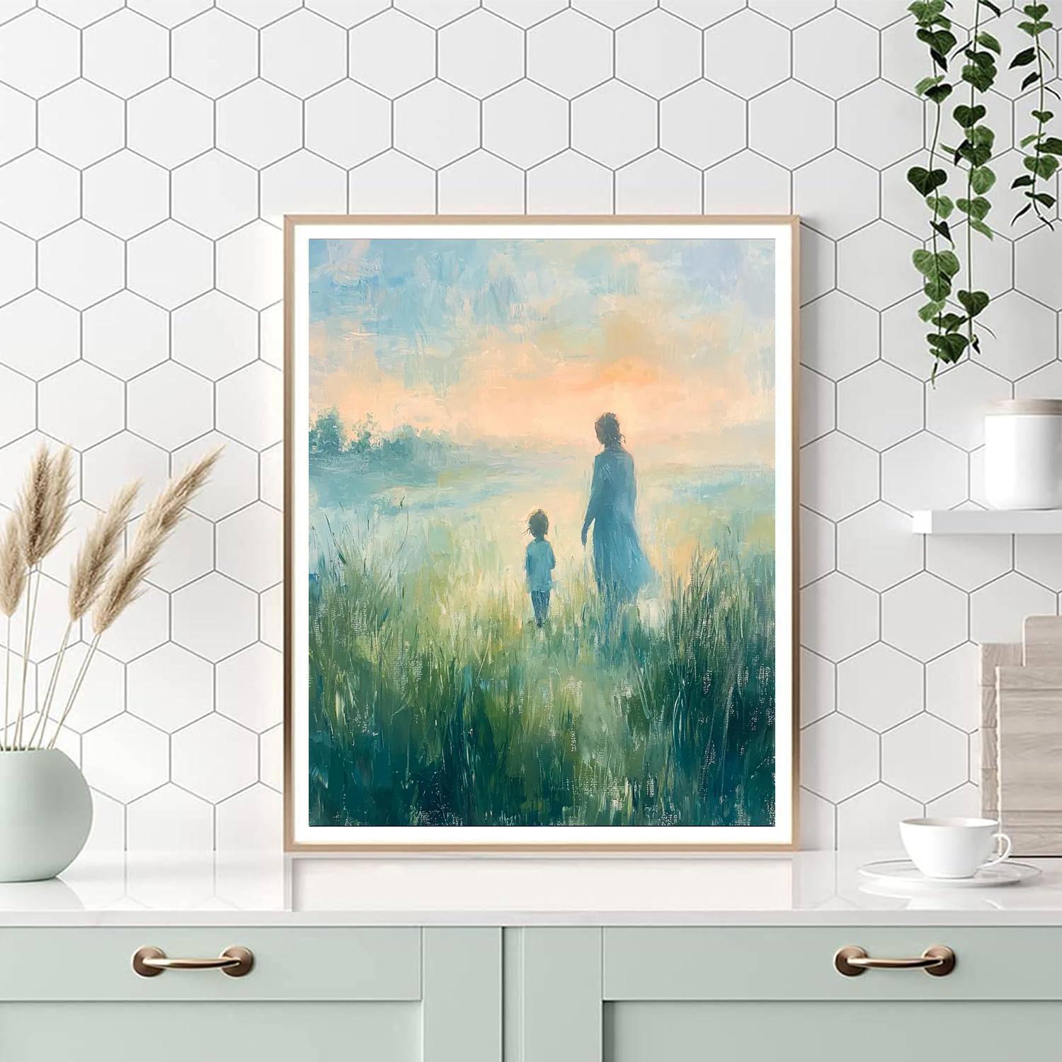 Gentle Morning Breeze Painting Number Kit