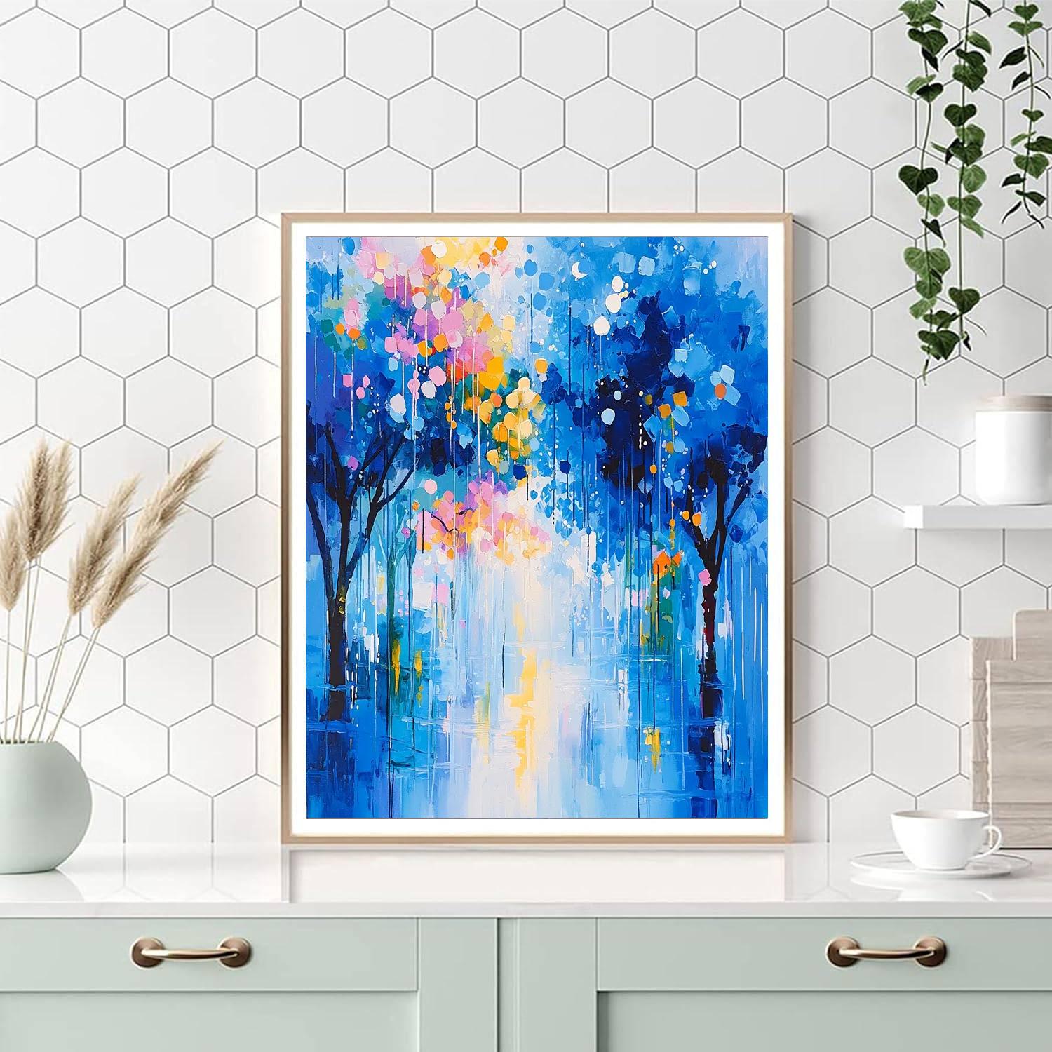 Merry Making In The Rain Paint By Numbers