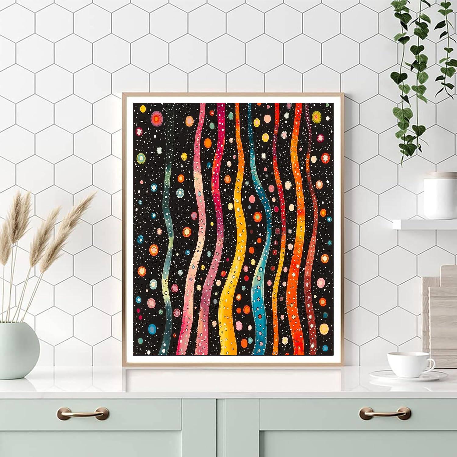 Yayoi Kusama Inspired The Dot Universe  Paint By Numbers Kits