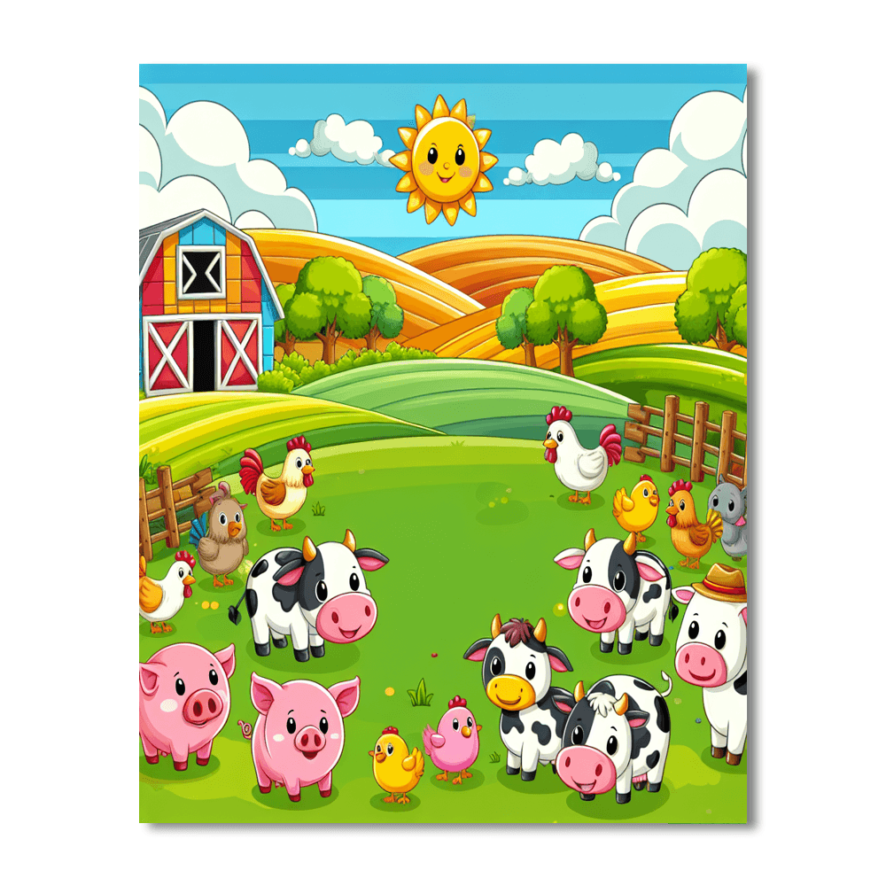 Sunshine Farm Paint By Number