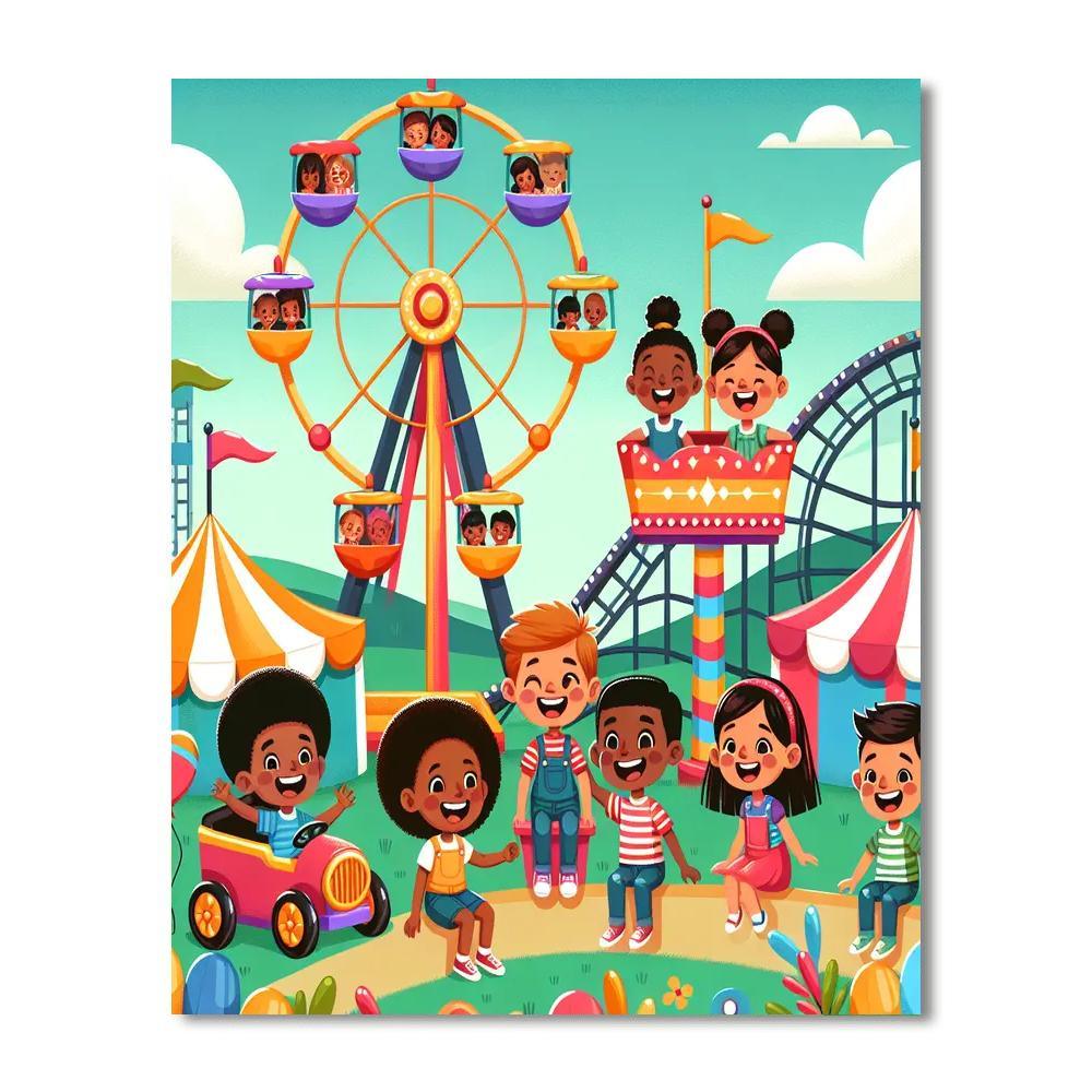 Fun Fair Number Painting