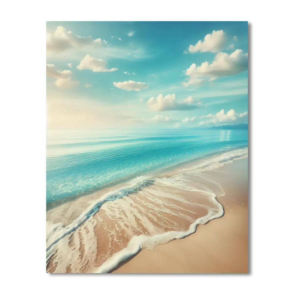 Serene Ocean View Painting By Numbers Kit