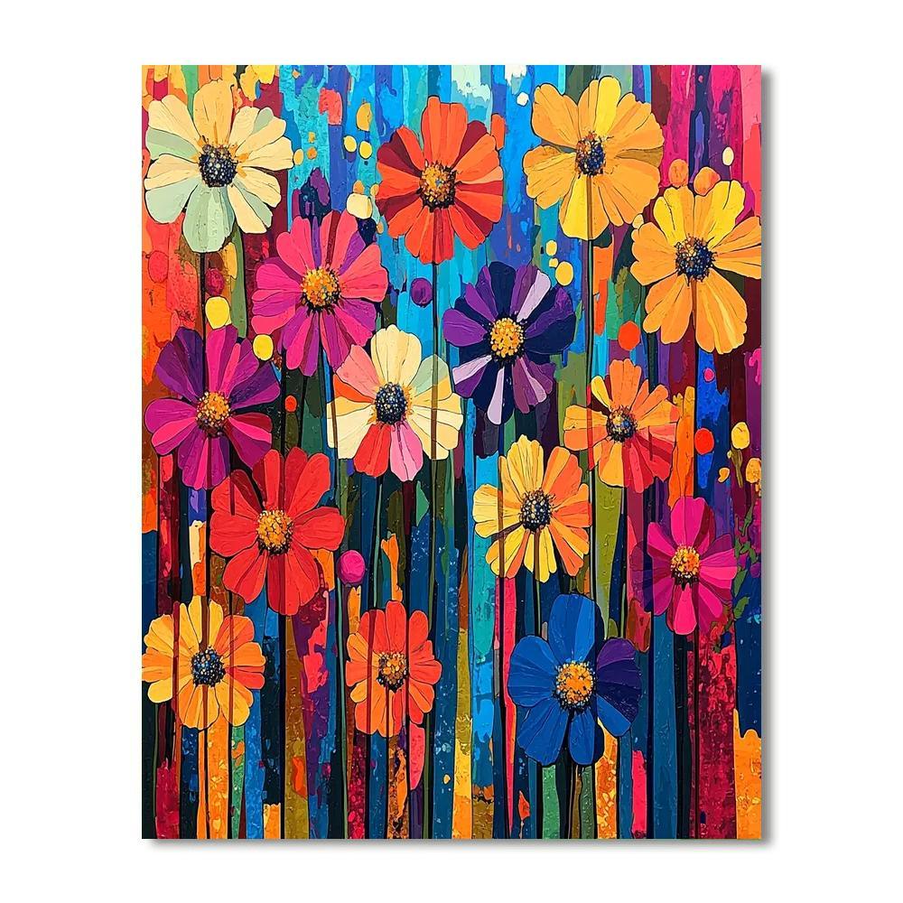 Frida Kahlo Inspired Spirit Of The Wildflowers  Paint By Numbers Art