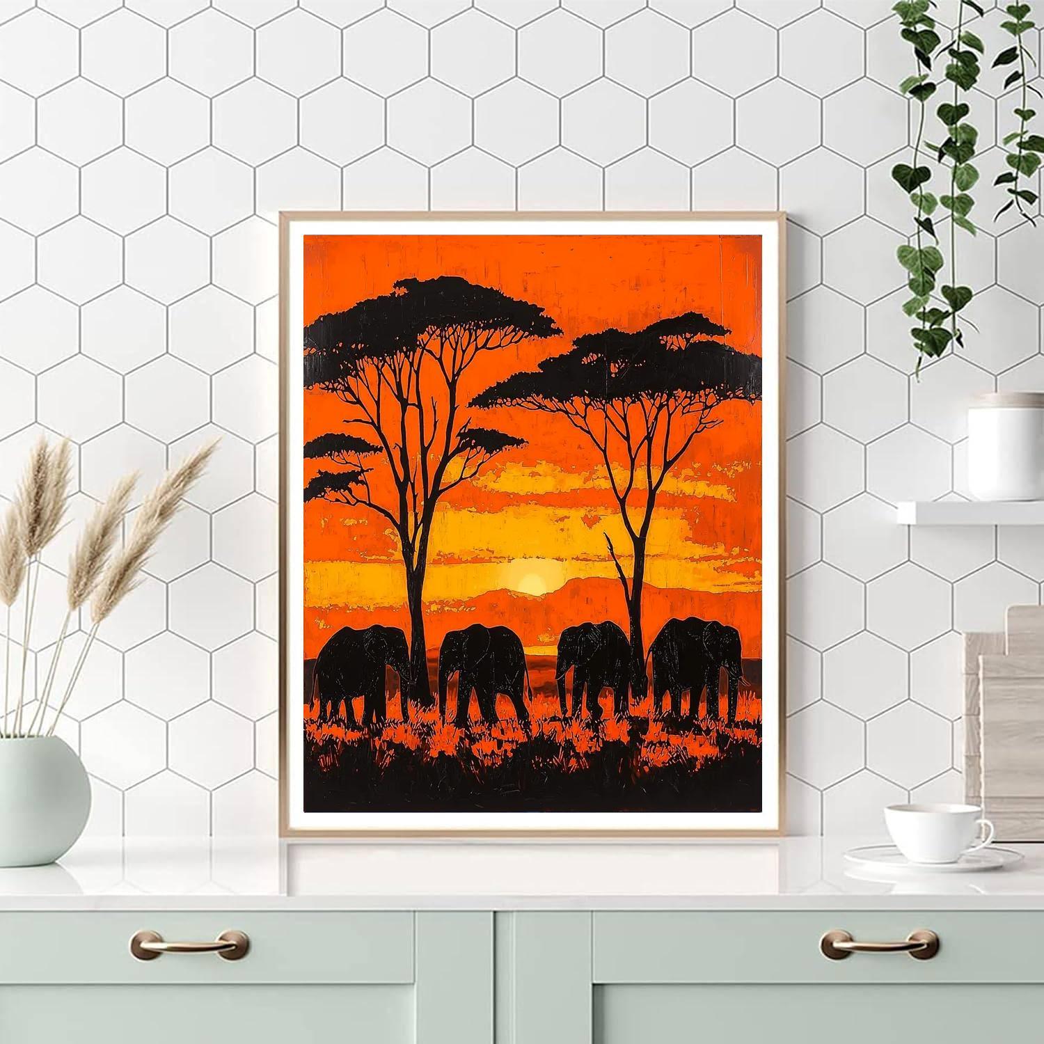Caravaggio Inspired Silent Savanna  Painting By Numbers Kit