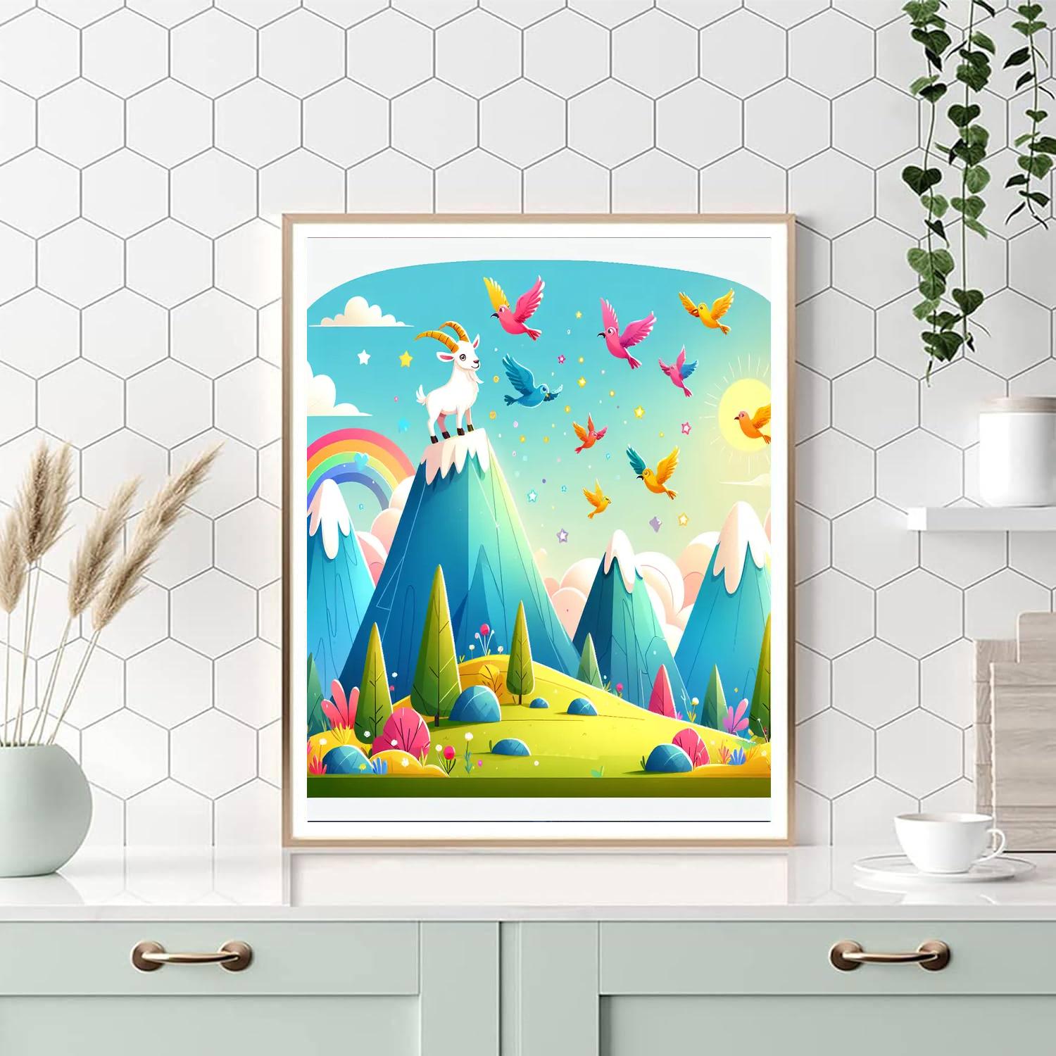 Exploring Magical Mountains Numbered Painting Kits