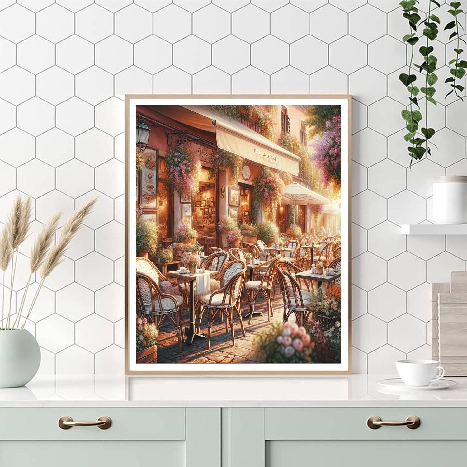 Charming Italian Café Paint By Color