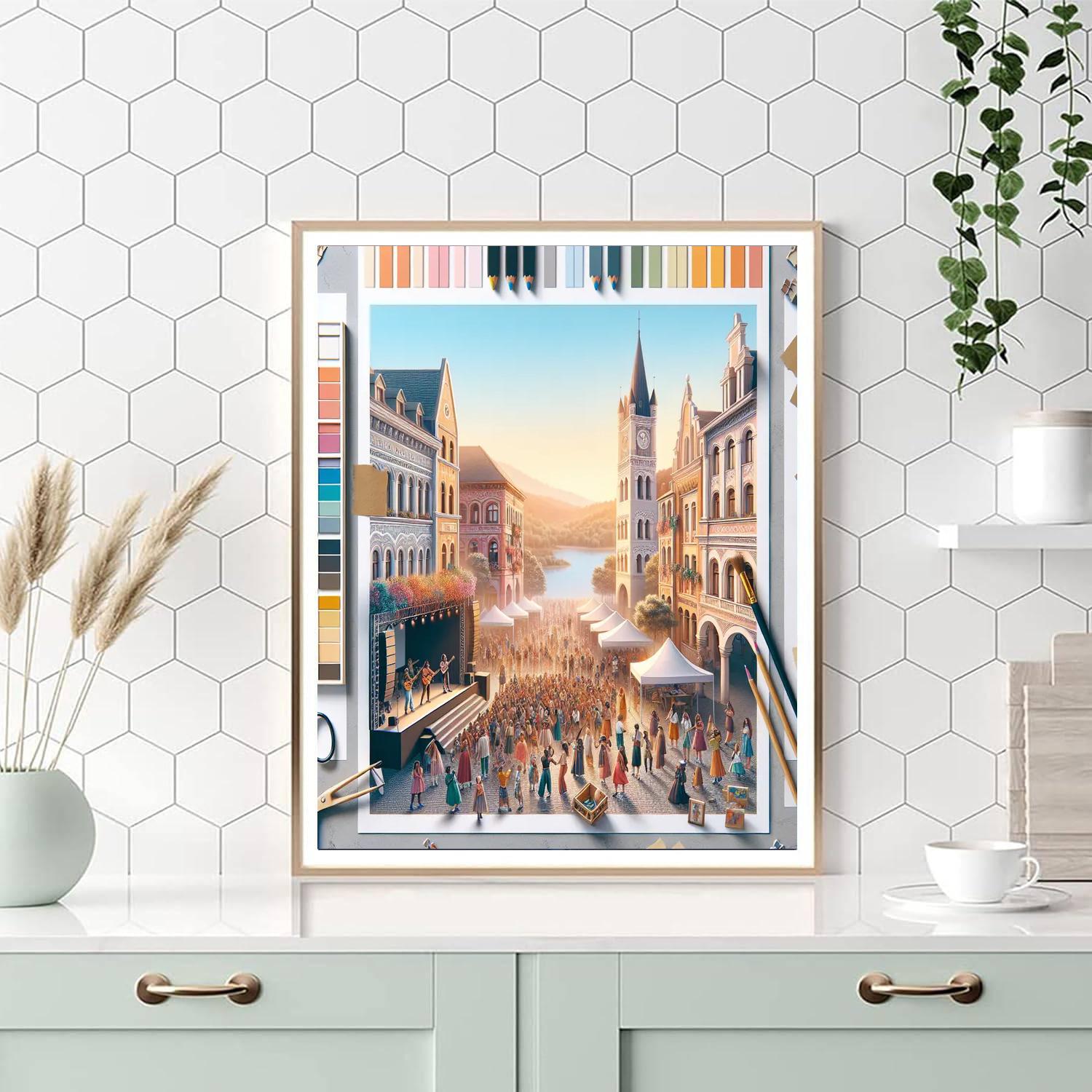 Zürich Festival DIY Paint By Numbers