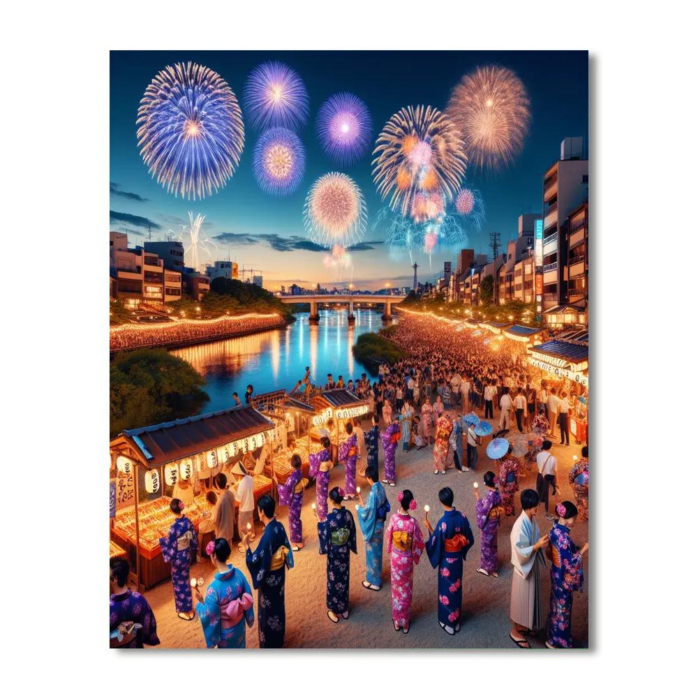 Kansai Electric Power Summer Festival Paint By Numbers Kits