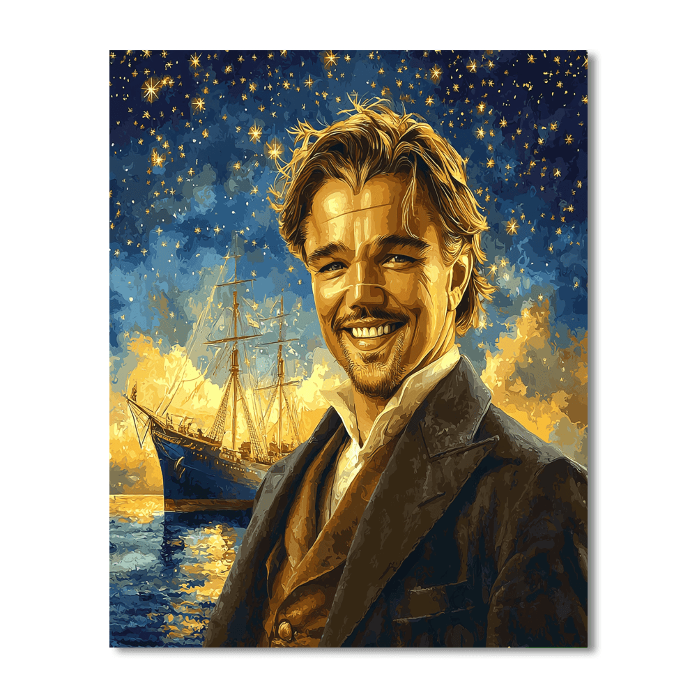 Leonardo Dicaprio: Champion Of Change Beyond Titanic Numbered Painting Kits