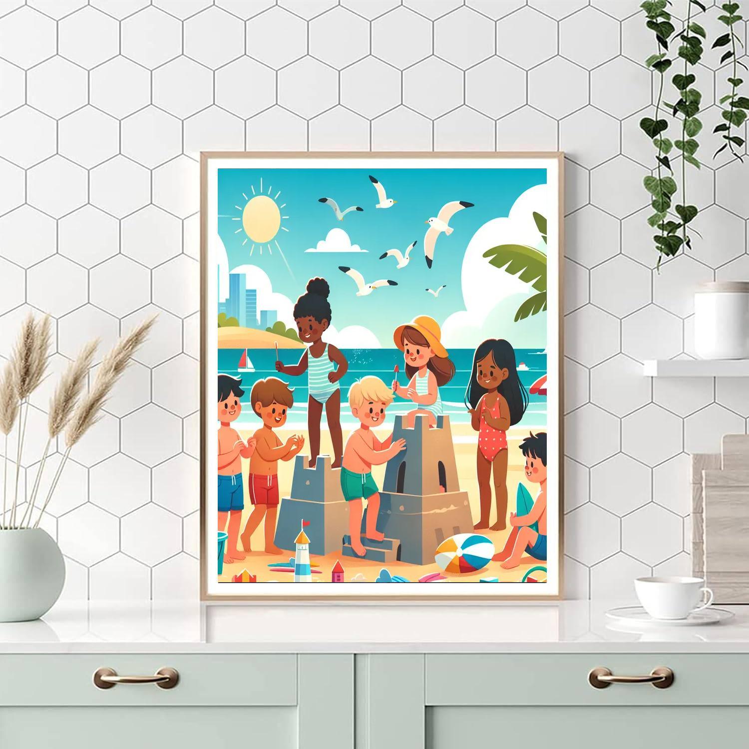 Sunny Beach Bonanza Painting Number Kit