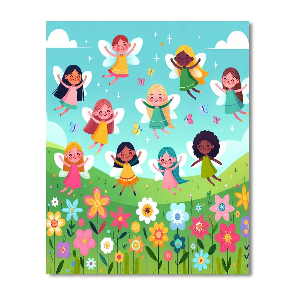 Enchanted Fairy Meadows Paint By Number