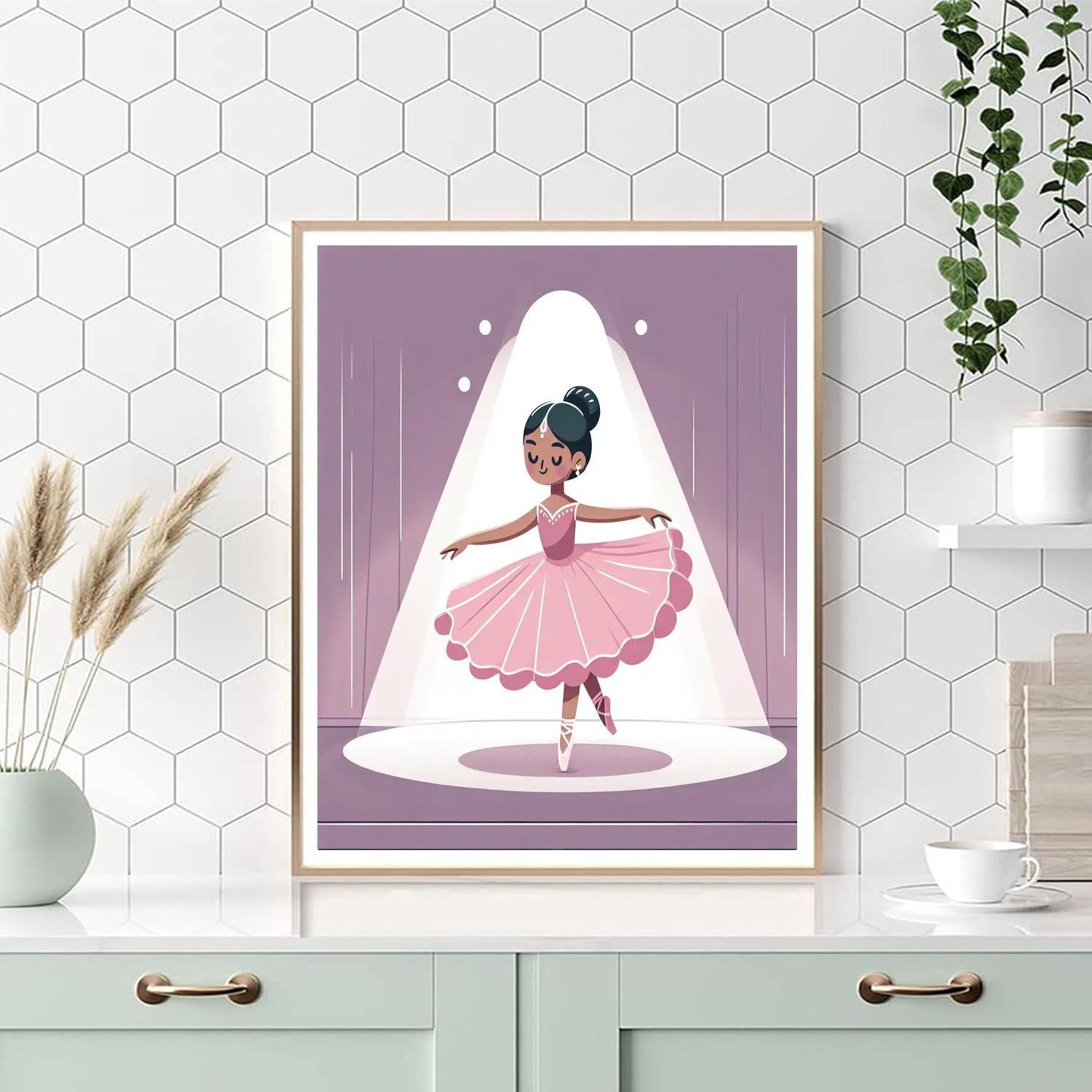 Twirling Ballerina Paint By Numbers Kits