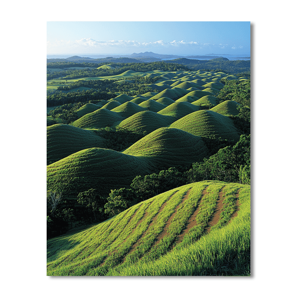 Chocolate Hills DIY Paint By Numbers