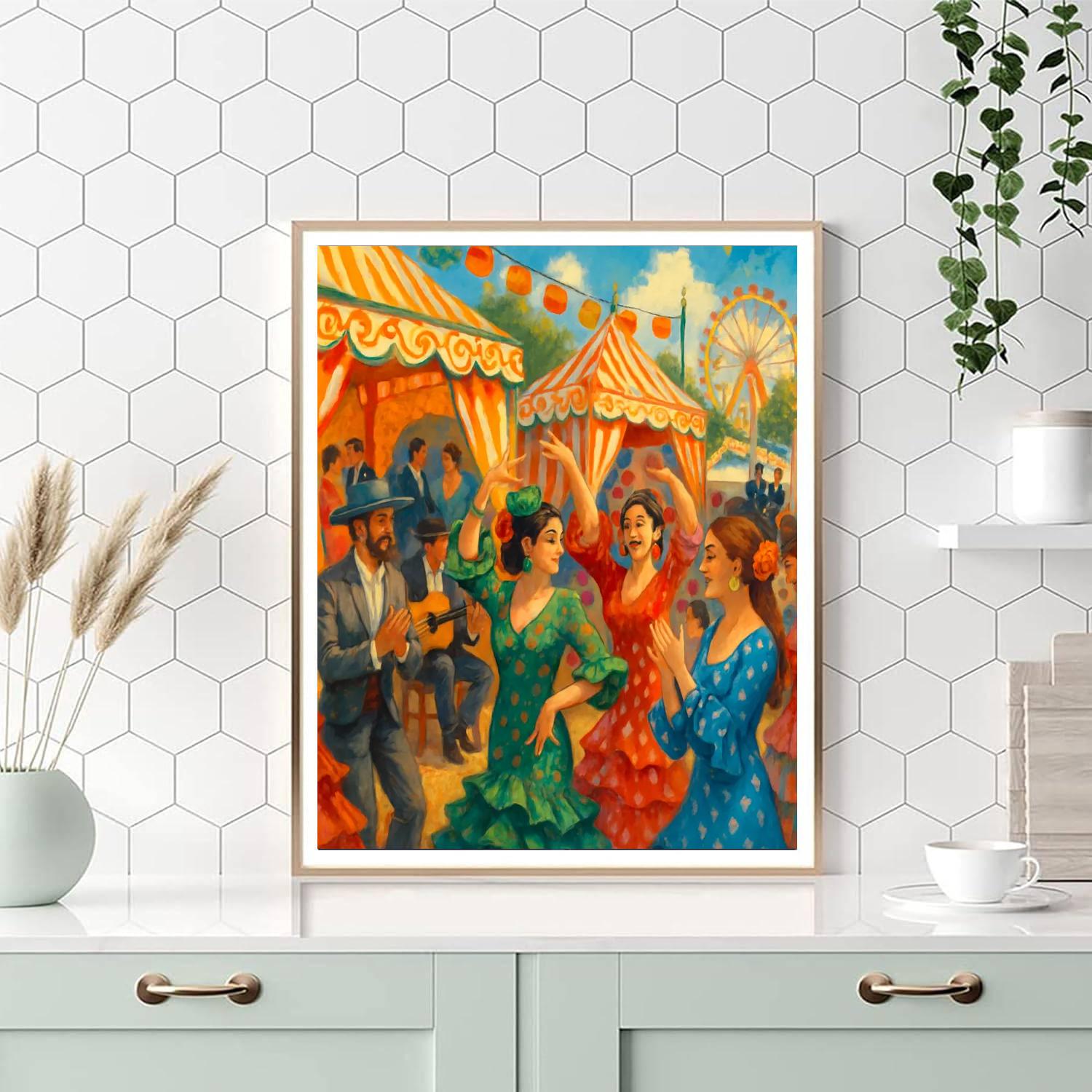 The Seville Fair Numbered Painting Kits