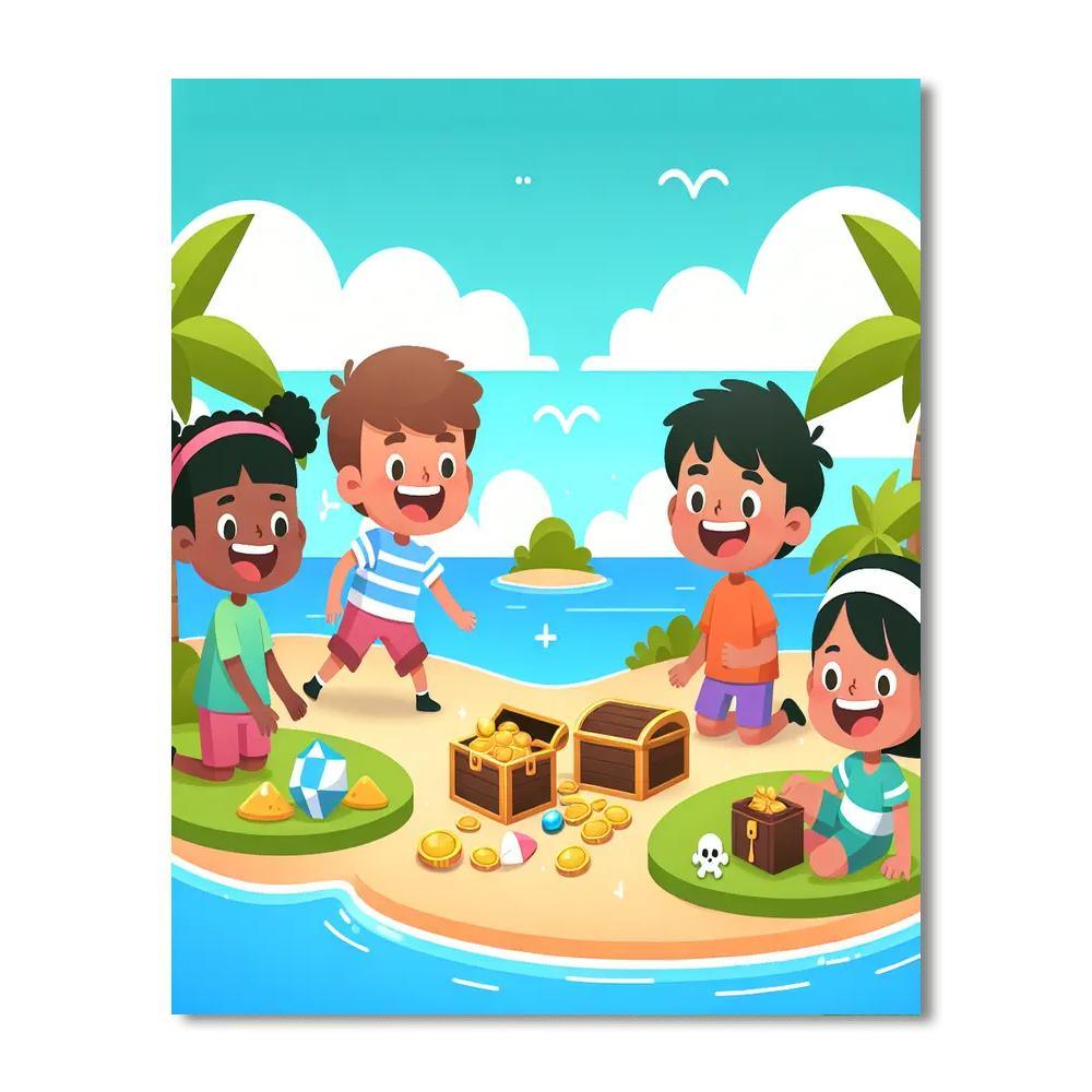 Secret Island Quest Paint By Color