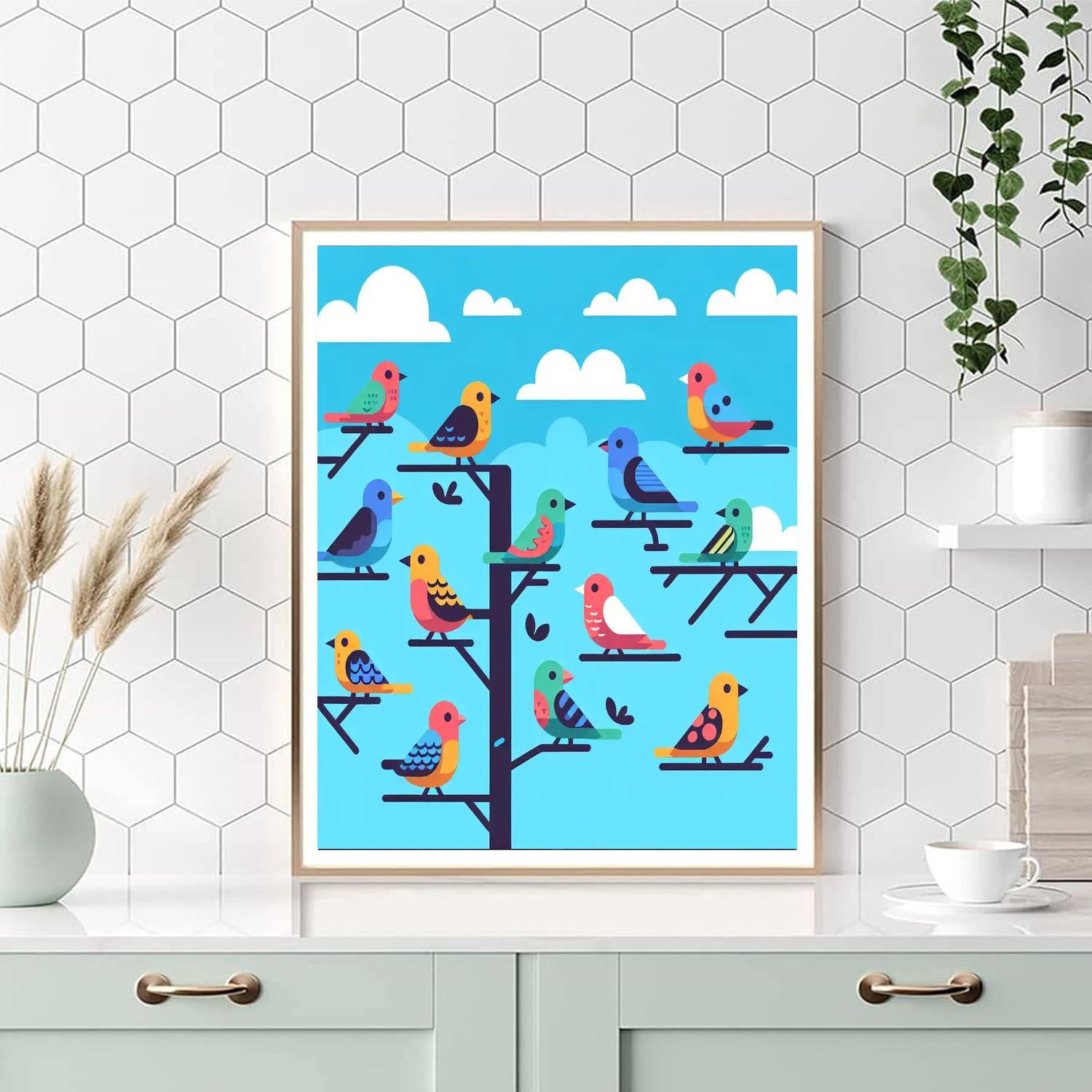 Artful Aviary Enchantment Numbered Painting Kits