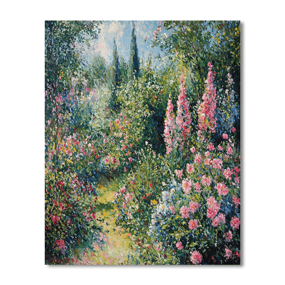 Pierre-Auguste Renoir Inspired Hidden Garden Secrets  Paint By Number
