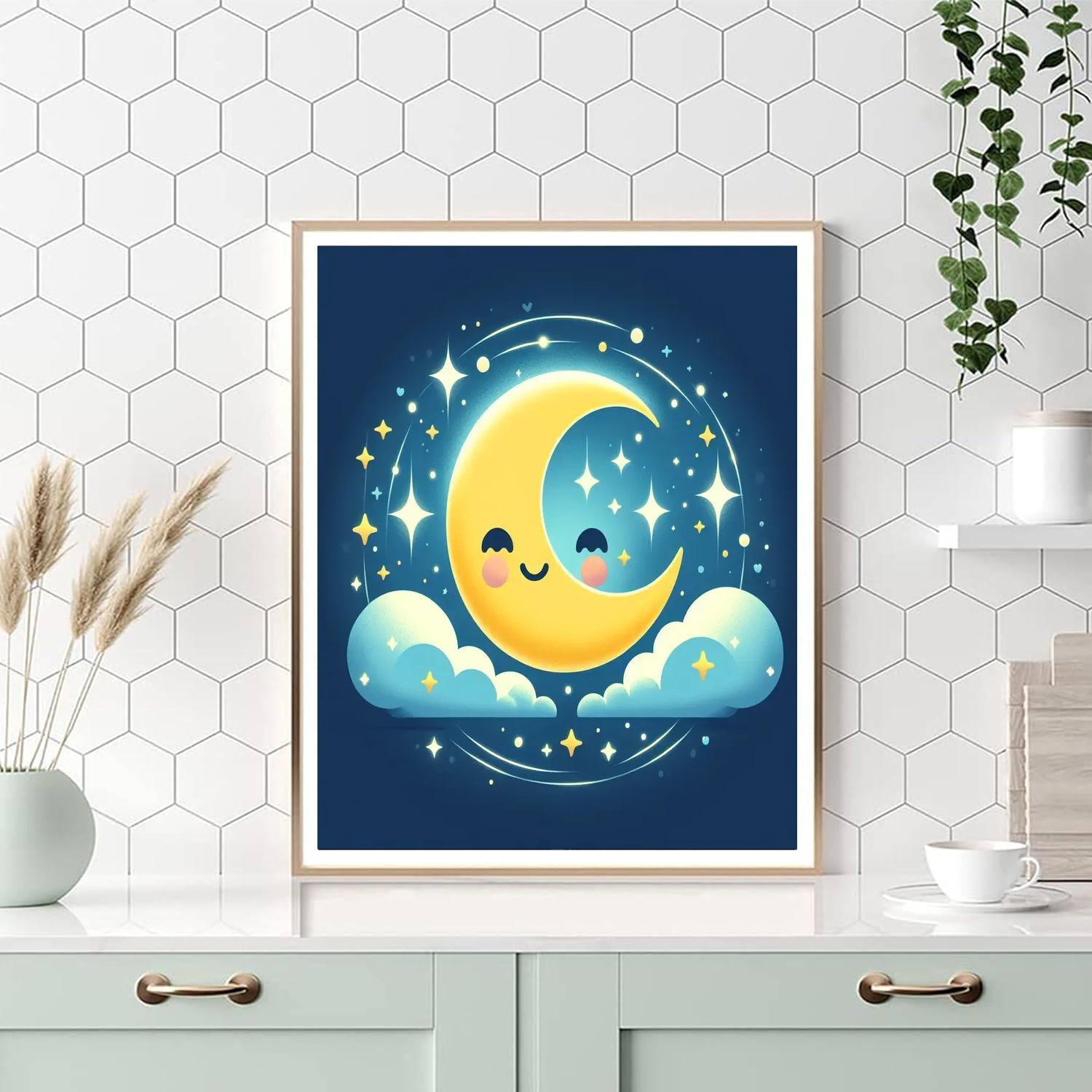 Magical Nighttime Adventure Painting Number Kit