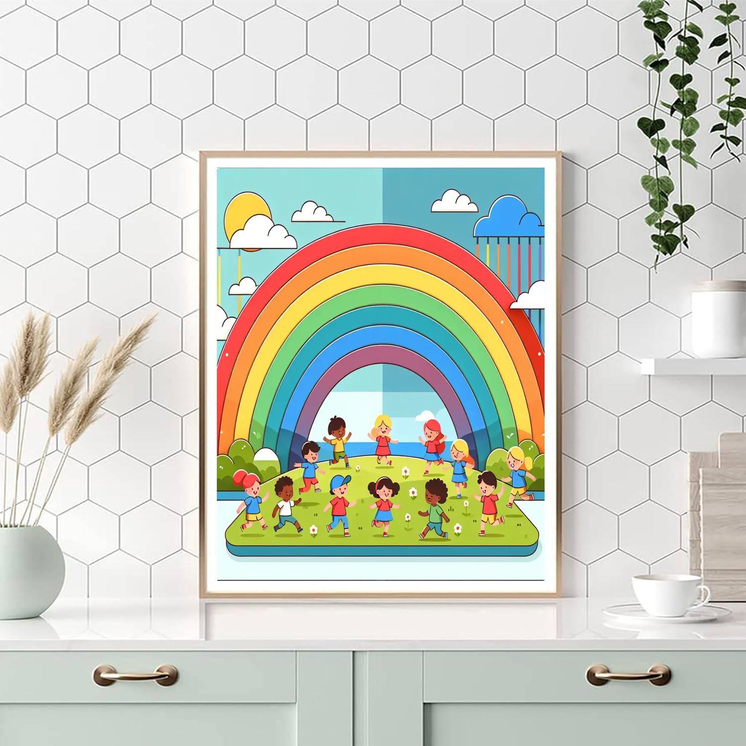 Radiant Rainbow Discovery Paint By Number