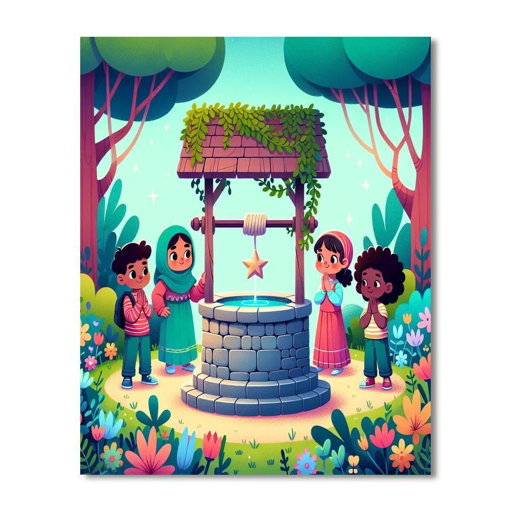 Wishing Well Wishes Paint By Numbers Kits
