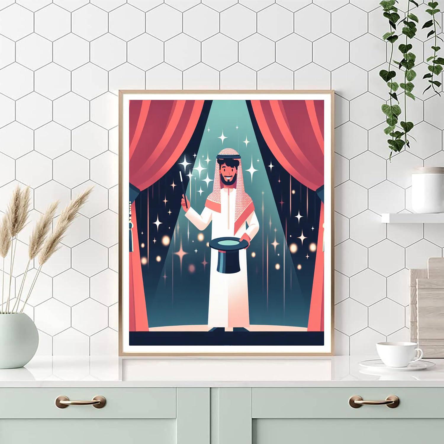 Magic Show Number Painting