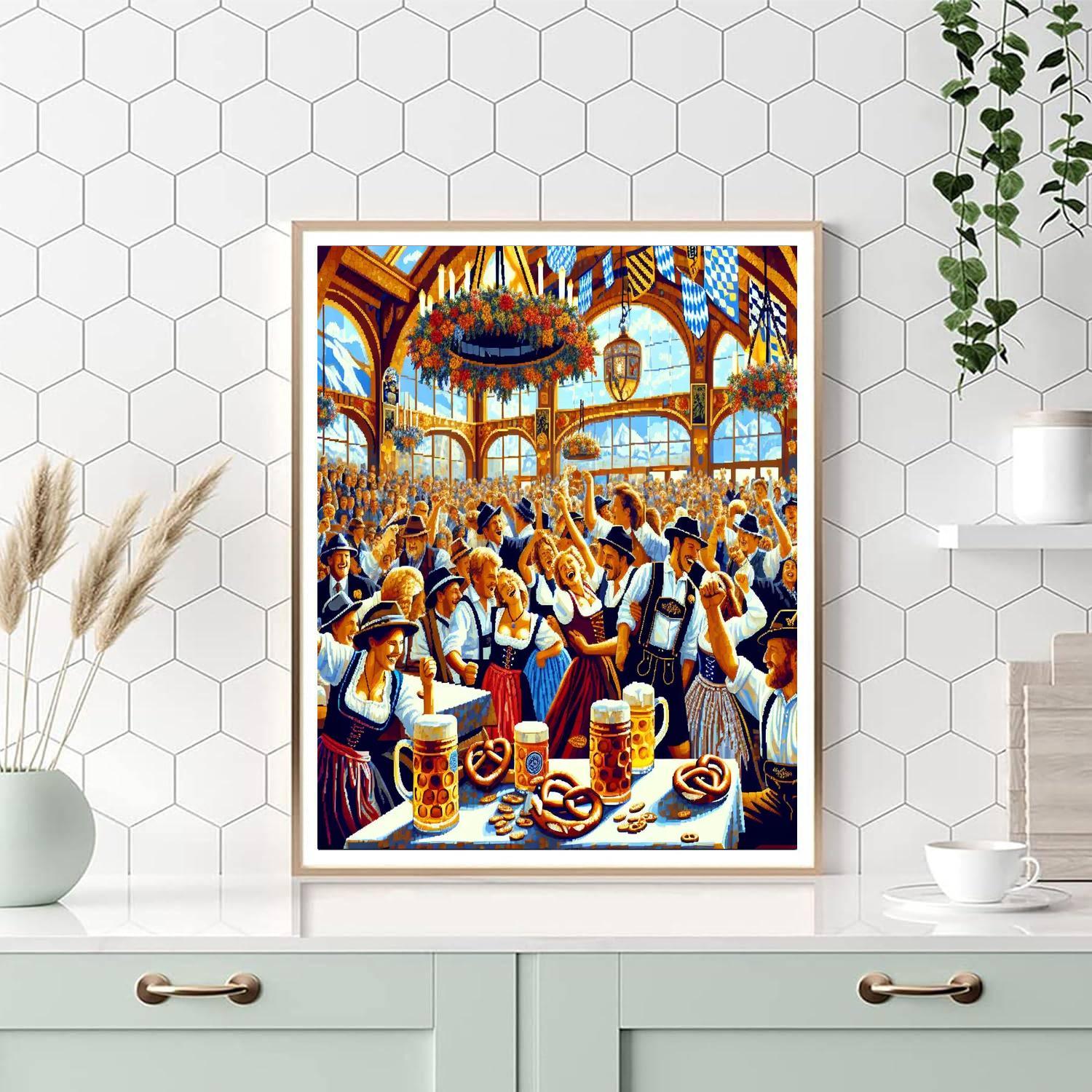 Oktoberfest - Kitchener-waterloo, Canada Numbered Painting Kits