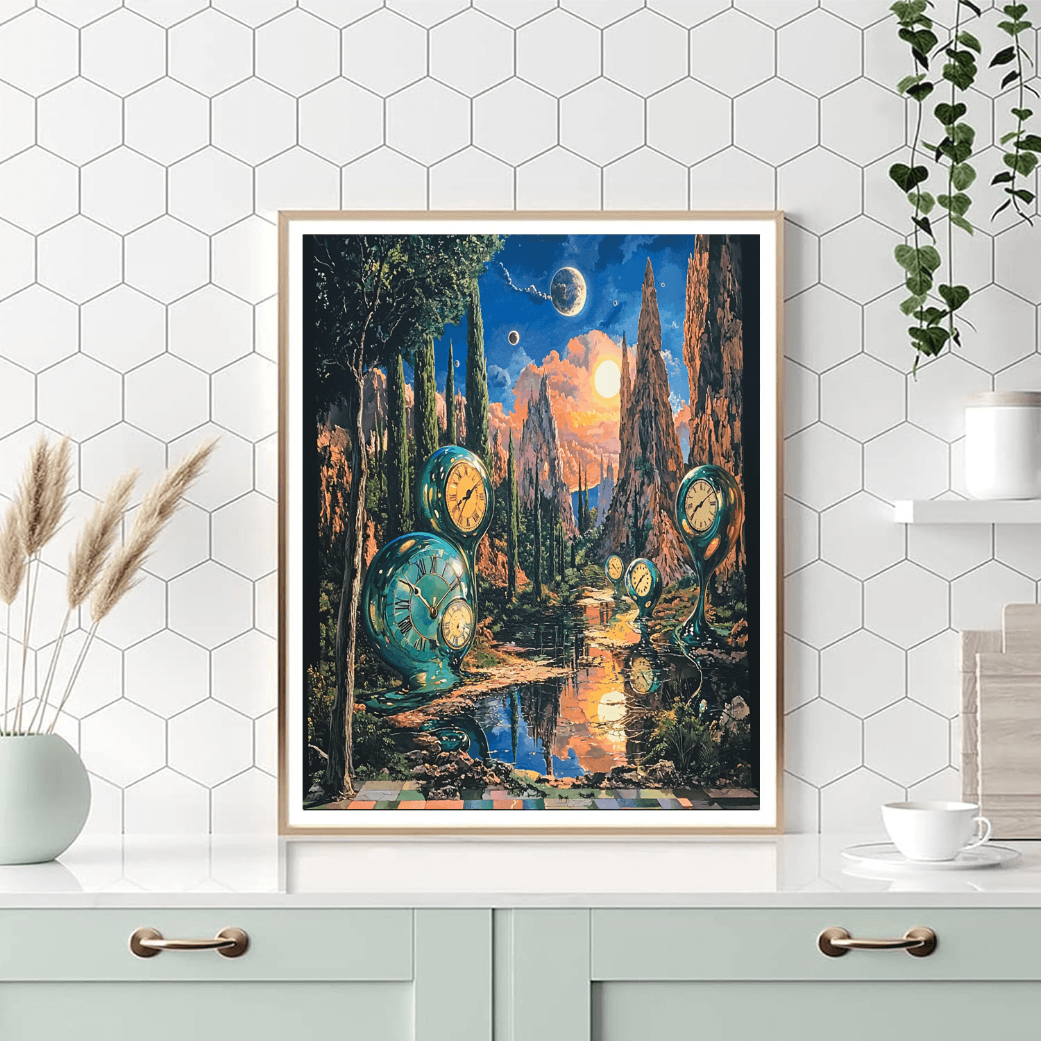 Salvador Dalí Inspired Lost In A Dream  Paint By Numbers Art