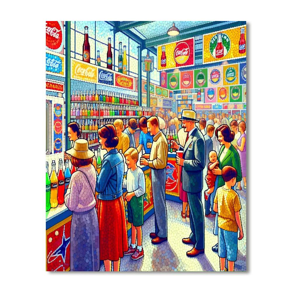 World Of Coca-cola Festival - United States Paint By Color