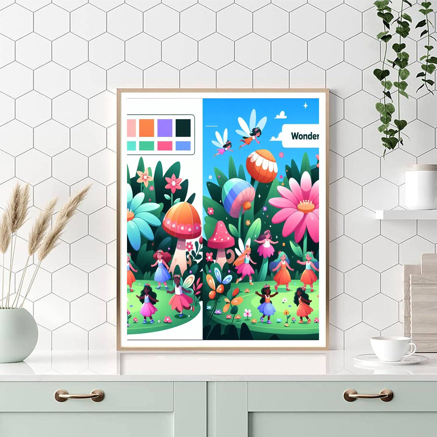Fairy Wonderland Garden Paint By Number