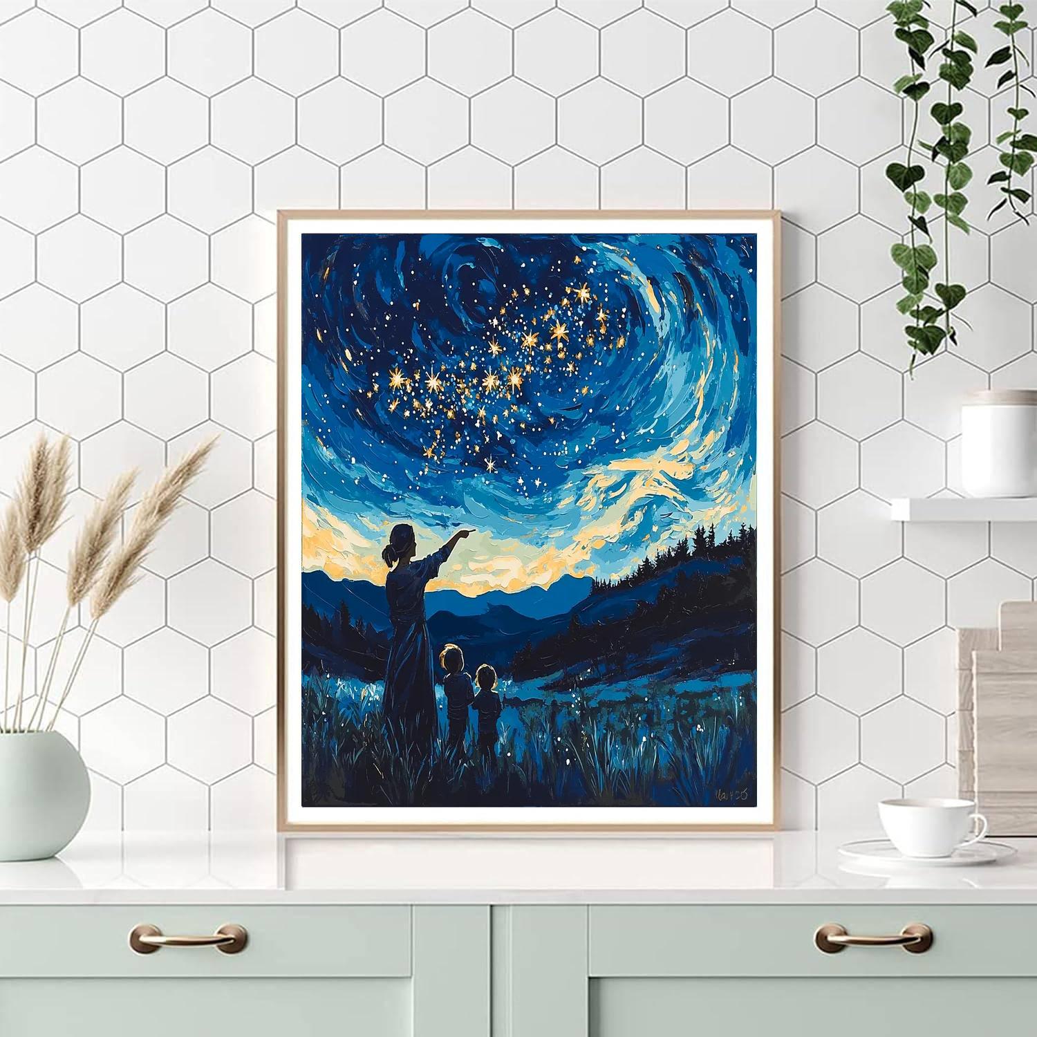 Guiding Through The Stars Paint By Numbers