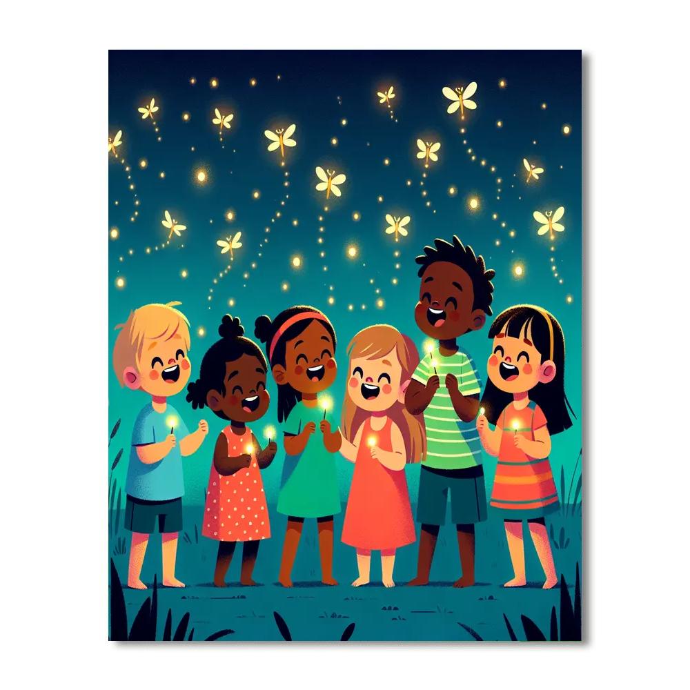 Firefly Night Parade Paint By Color