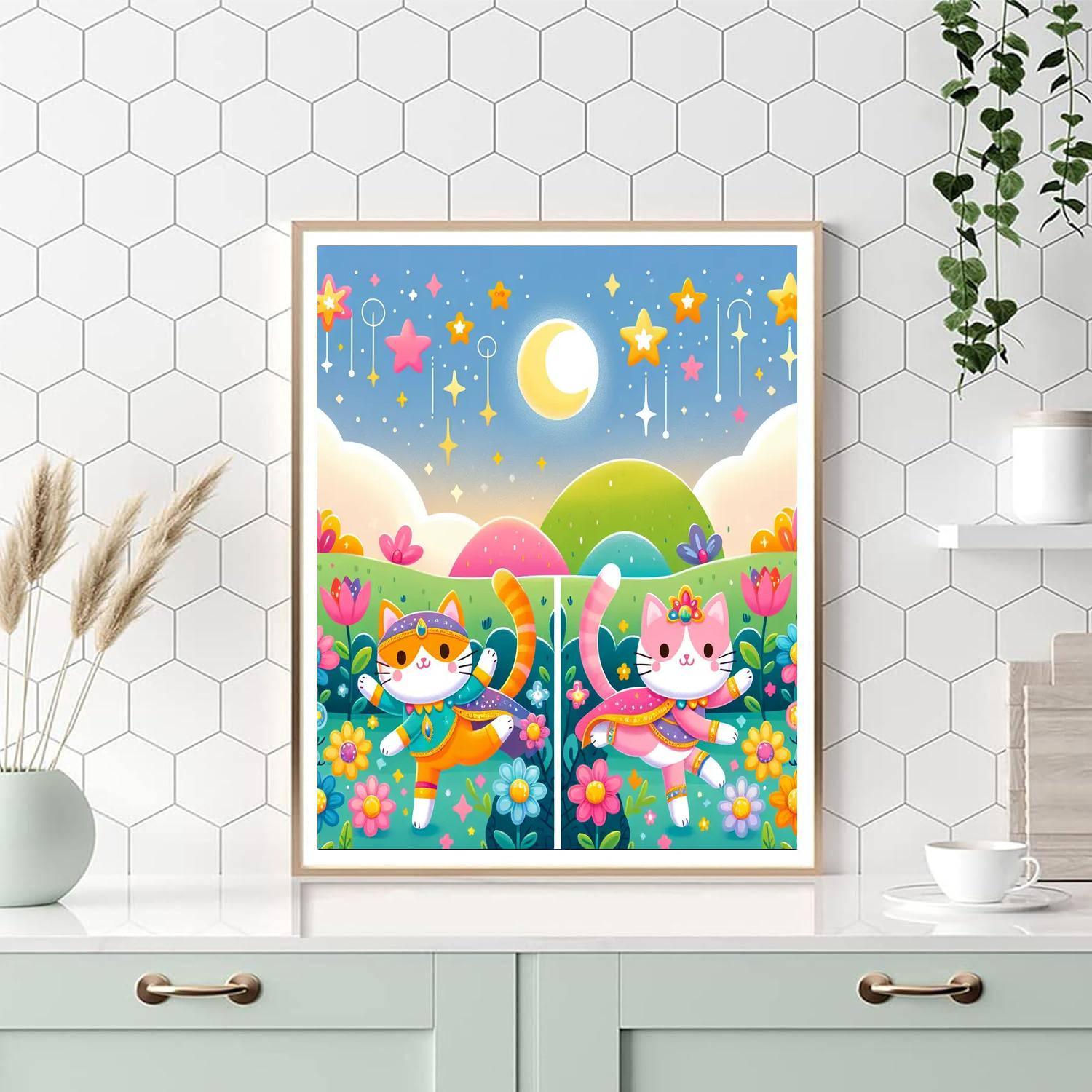 Fantasy Feline Friends Paint By Numbers Kits