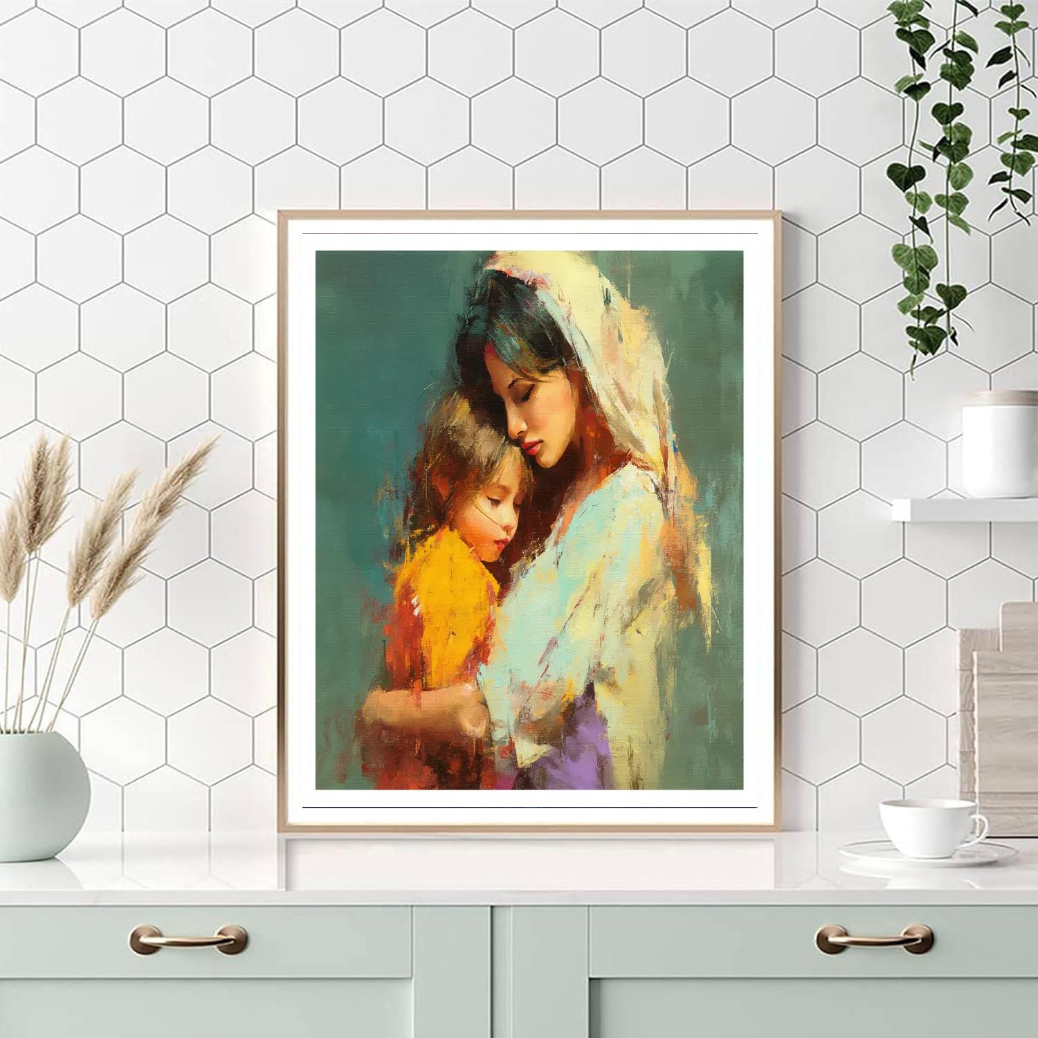 A Mother’s Gentle Smile Paint By Number