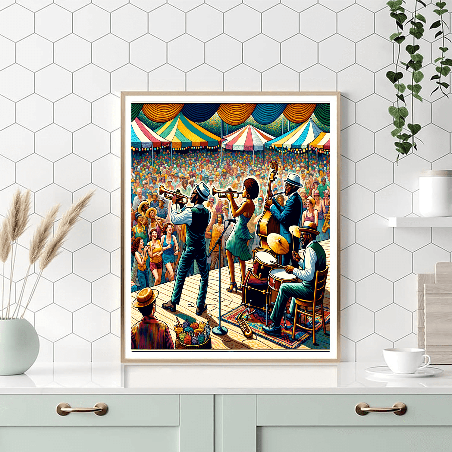 Jazz Fest - New Orleans Paint By Numbers