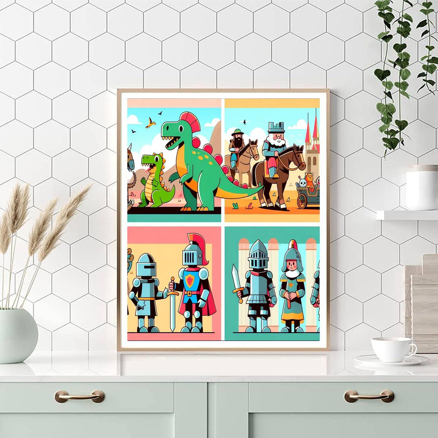 Traveling Through Time Paint By Color