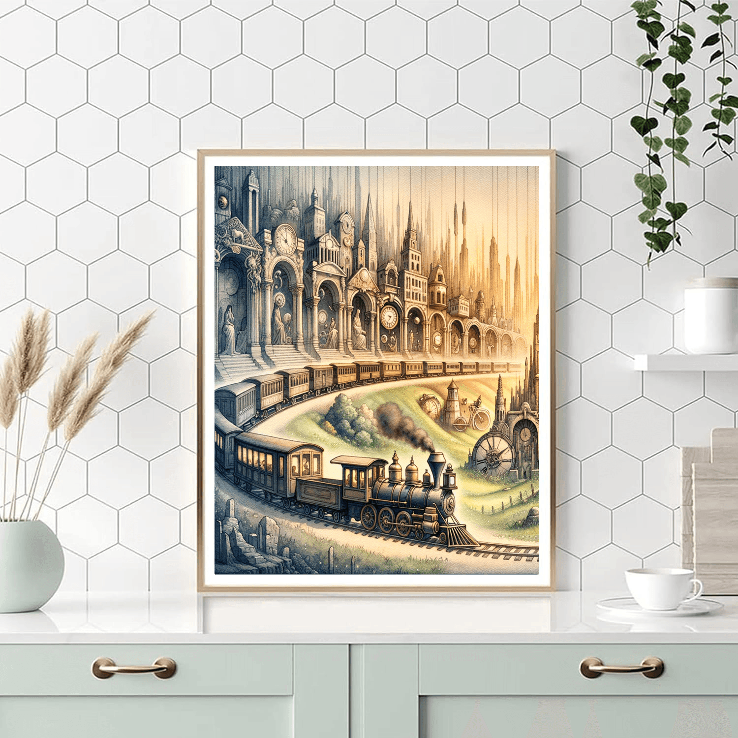 Time Travel Express Paint By Numbers