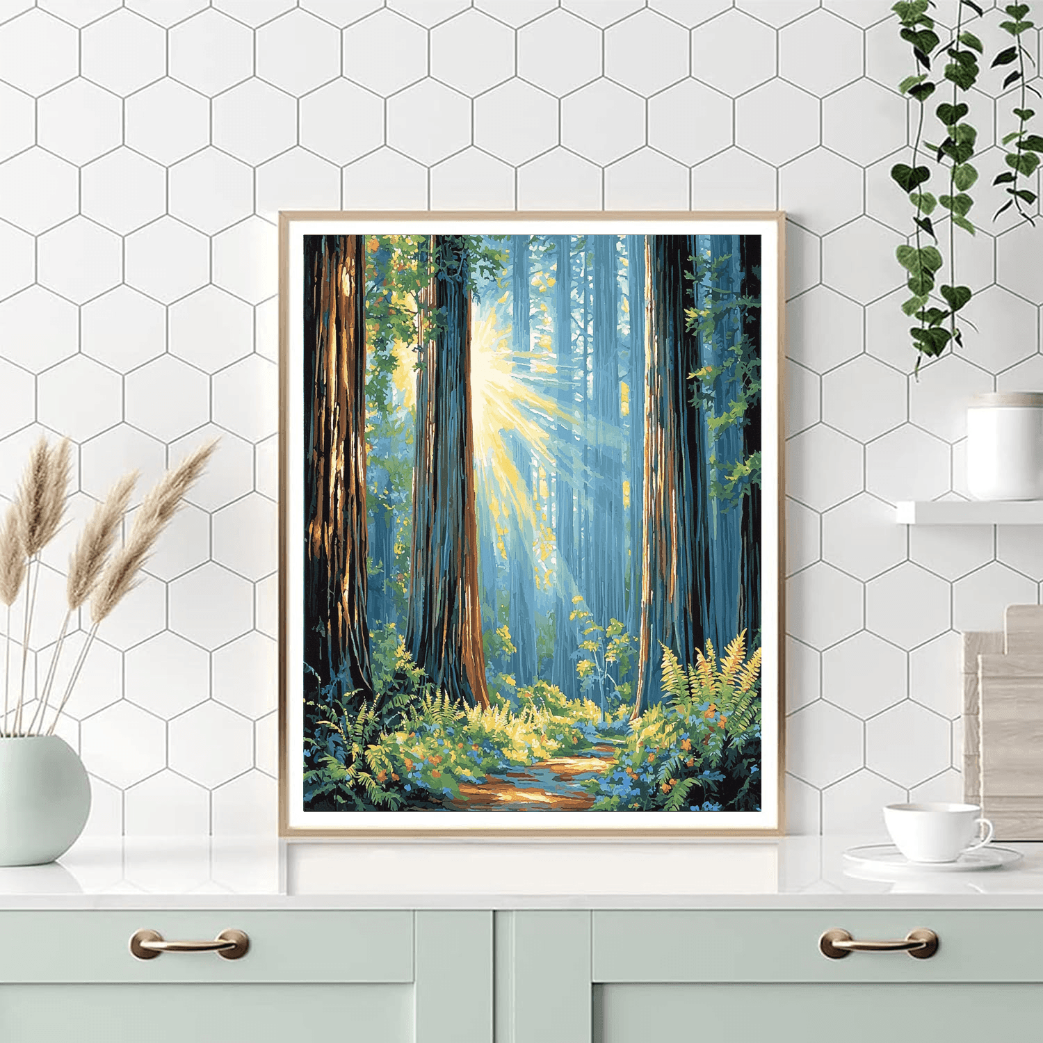 Redwood National Park - California Numbered Painting Kits