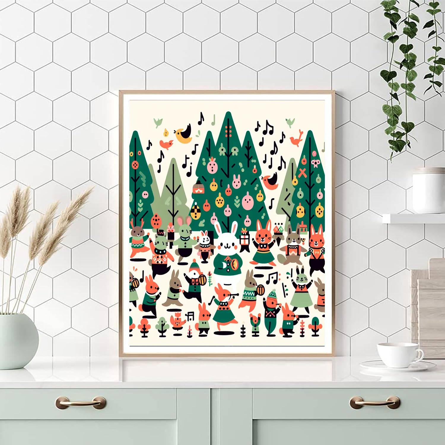 Forest Festival Frolic Paint By Color