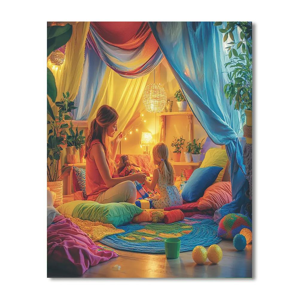 Building Forts Of Fun Numbered Painting Kits