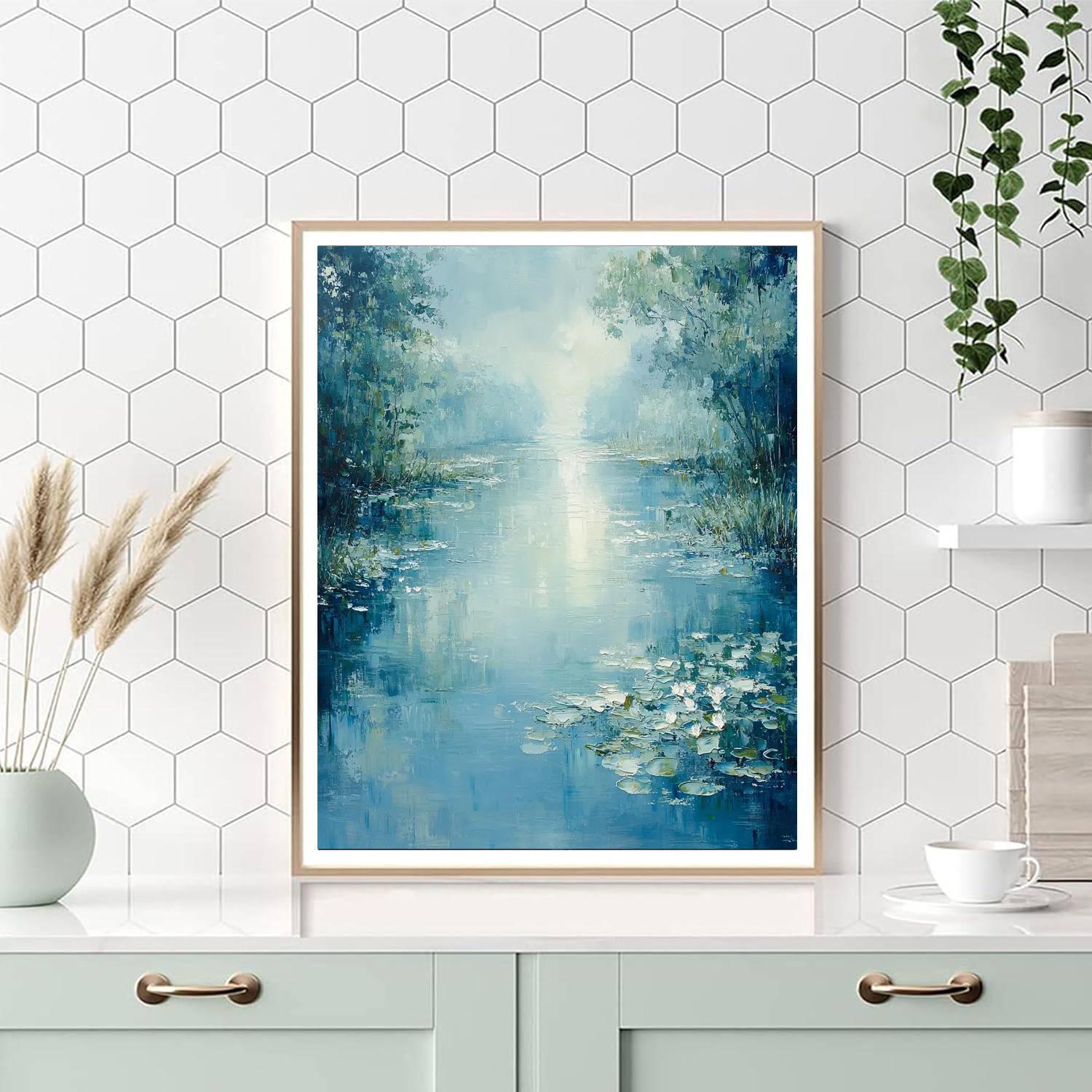 Edgar Degas Inspired Reflections Of Still Waters  Paint By Numbers