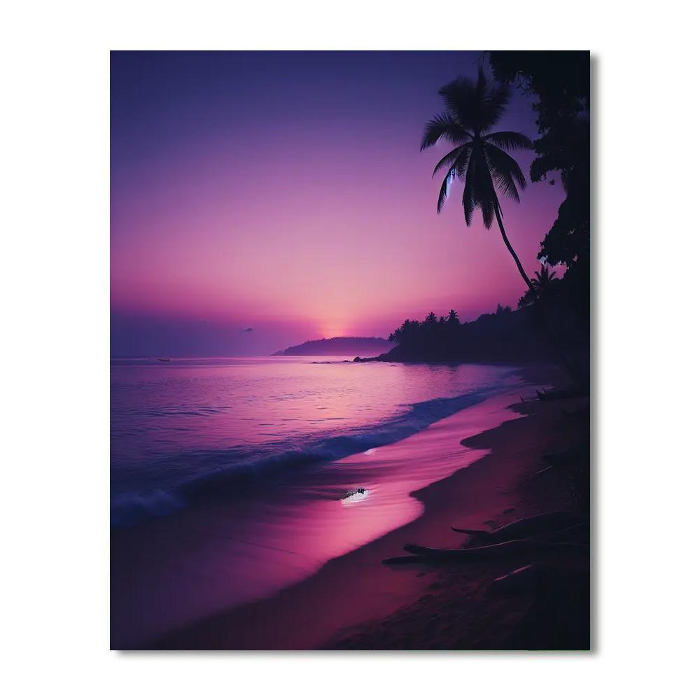 Twilight Coastal Escape Paint By Number