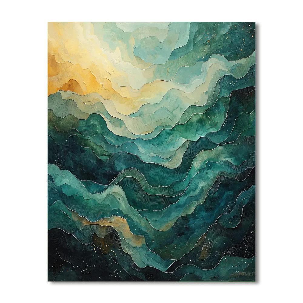 Max Ernst Inspired The Celestial Voyage  Paint By Numbers Kits