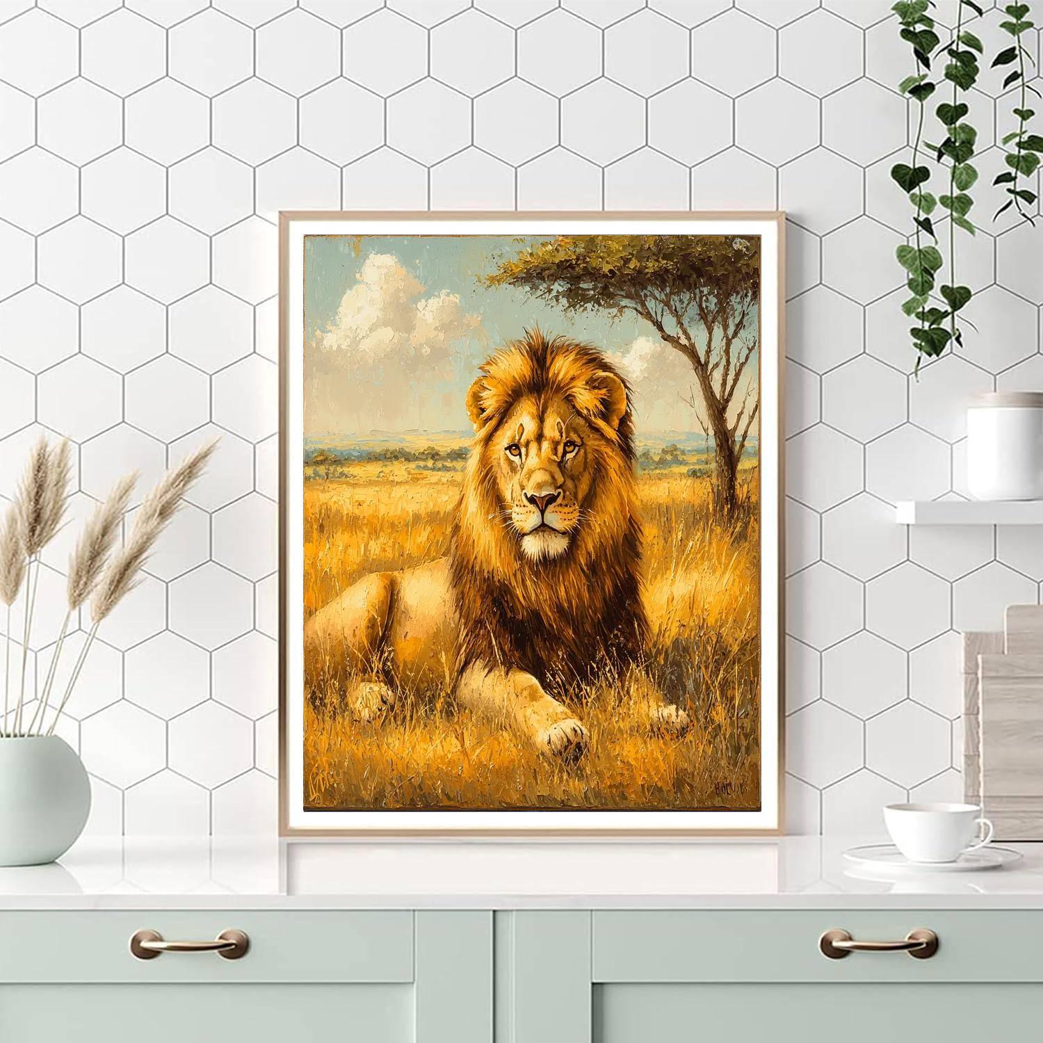 George Stubbs Inspired Wildlife Majesty  Paint By Numbers Kits