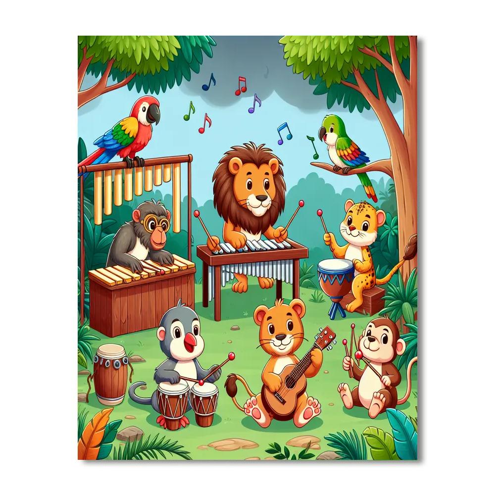 Jungle Music Festival Numbered Painting Kits